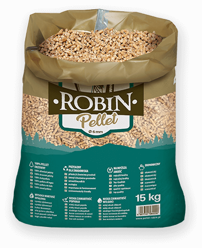 worek pelletu opałowego Robin do kupienia w Oławie lub sklepie internetowym